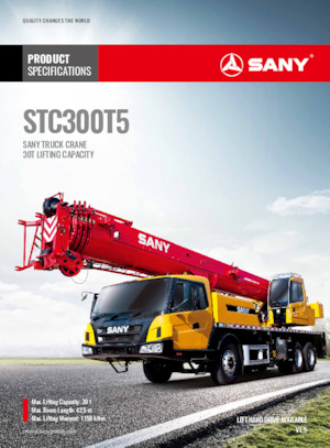 Grues tous-terrains Sany STC300T5