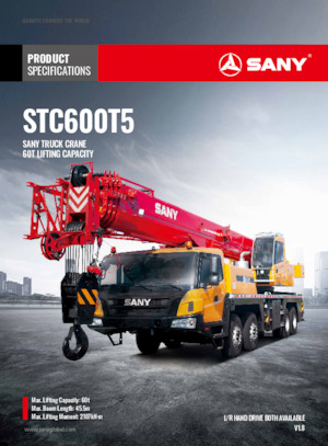 Grues tous-terrains Sany STC600T5