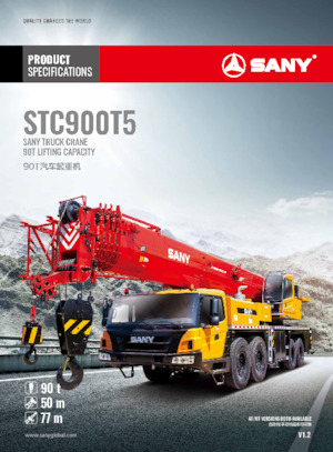 Grues tous-terrains Sany STC900T5