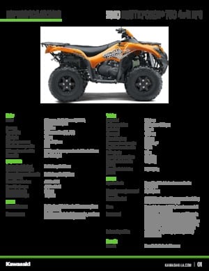 Véhicules tout-terrain et Quads Kawasaki BRUTE FORCE 750 4X4I 