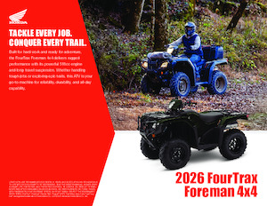Véhicules tout-terrain et Quads Honda FourTrax Foreman 4x4
