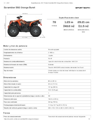 Véhicules tout-terrain et Quads Polaris Scrambler 850