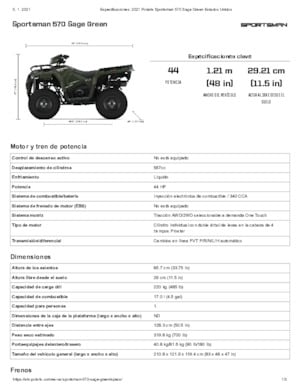 Véhicules tout-terrain et Quads Polaris Sportsman 570