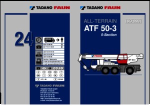 Grues tous-terrains Tadano ATF 50-3 (6x6x6)