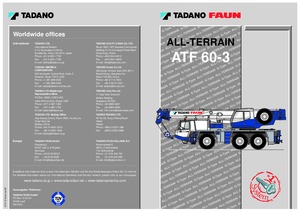 Grues tous-terrains Tadano ATF 60-3 (6x6x6)
