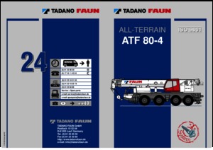 Grues tous-terrains Tadano ATF 80-4 (8x8x8)