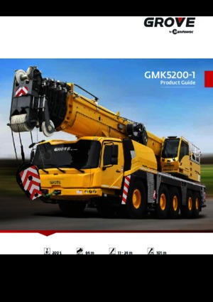 Grues tous-terrains Grove GMK5200-1 