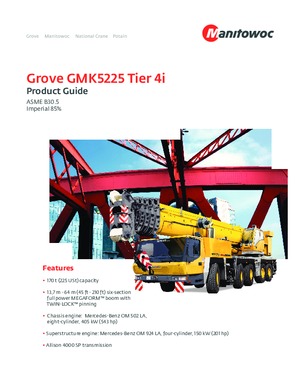 Grues tous-terrains Grove GMK5225