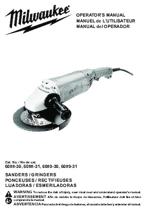 Meuleuses d'angle Milwaukee 6089-31