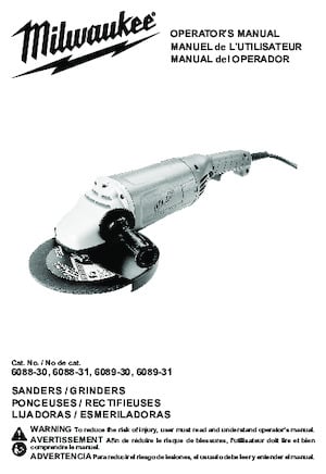 Meuleuses d'angle Milwaukee 6089-30