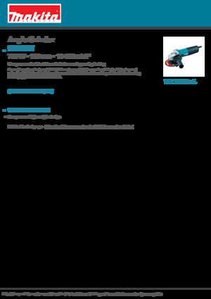 Meuleuses d'angle Makita 9554HN