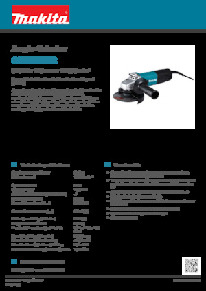 Meuleuses d'angle Makita 9558HNR