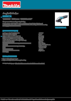 Meuleuses d'angle Makita 9561CR
