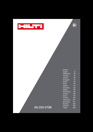 Meuleuses d'angle Hilti AG 230-27DB