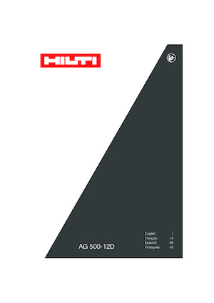 Meuleuses d'angle Hilti AG 500-12D 