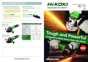 Meuleuses d'angle HiKOKI G13BYEQ2