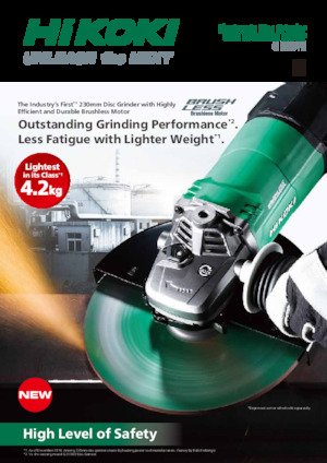 Meuleuses d'angle HiKOKI G23BYE