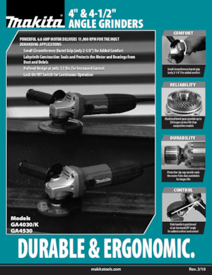 Meuleuses d'angle Makita GA4030K
