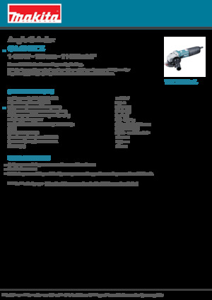 Meuleuses d'angle Makita GA4040CZ