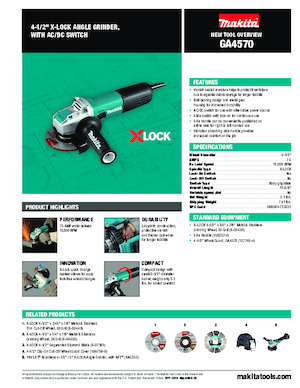 Meuleuses d'angle Makita GA4570
