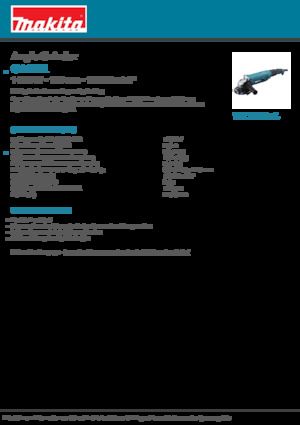 Meuleuses d'angle Makita GA5011