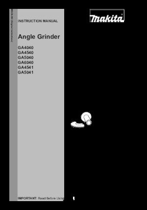 Meuleuses d'angle Makita GA5040