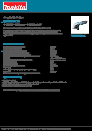 Meuleuses d'angle Makita GA5040CZ