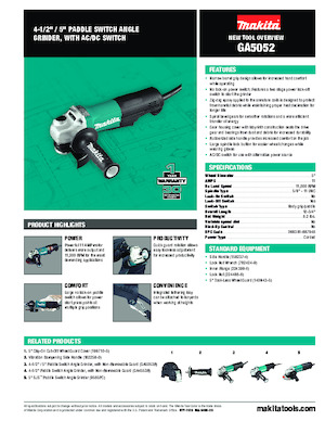 Meuleuses d'angle Makita GA5052 
