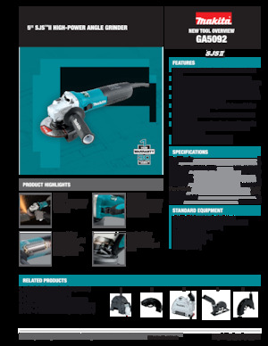Meuleuses d'angle Makita GA5092