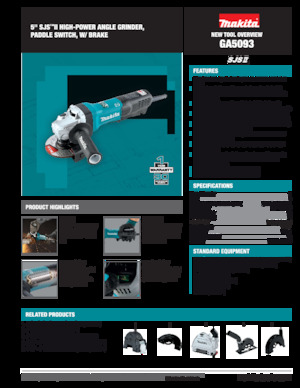 Meuleuses d'angle Makita GA5093