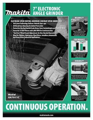 Meuleuses d'angle Makita GA7011C