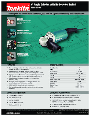 Meuleuses d'angle Makita GA7060 