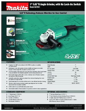 Meuleuses d'angle Makita GA7061 