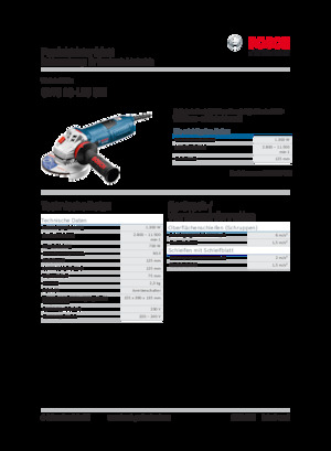 Meuleuses d'angle Bosch GWS 13-125 CIE