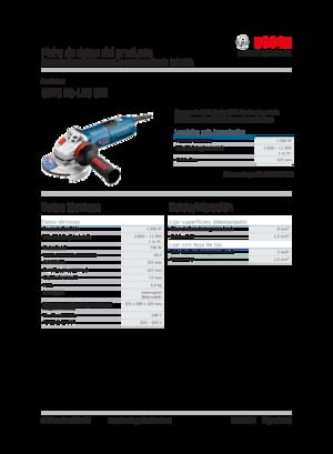 Meuleuses d'angle Bosch GWS 13-125 CIE
