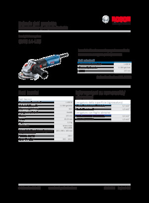 Meuleuses d'angle Bosch GWS 14-125