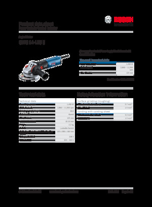 Meuleuses d'angle Bosch GWS 14-125 S