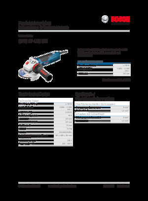 Meuleuses d'angle Bosch GWS 17-125 CIE