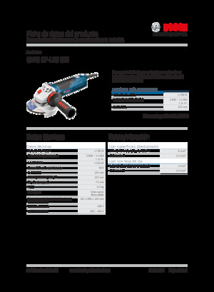 Meuleuses d'angle Bosch GWS 17-125 CIE