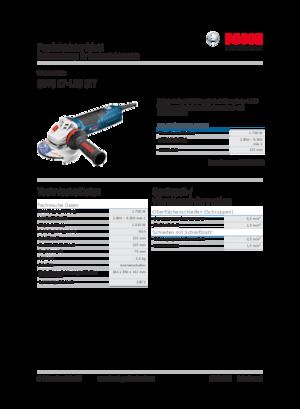 Meuleuses d'angle Bosch GWS 17-125 CIT