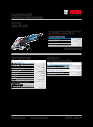 Meuleuses d'angle Bosch GWS 17-125 S