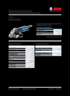 Meuleuses d'angle Bosch GWS 17-125 S