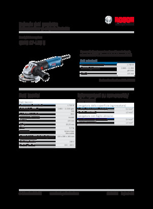 Meuleuses d'angle Bosch GWS 17-125 S
