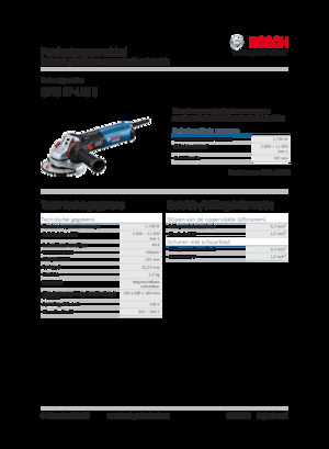 Meuleuses d'angle Bosch GWS 17-125 S