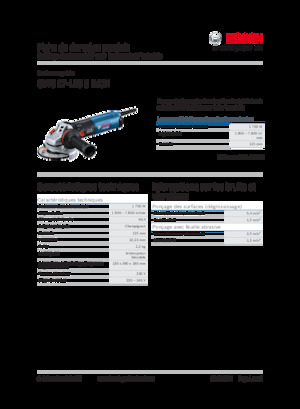 Meuleuses d'angle Bosch GWS 17-125 S INOX