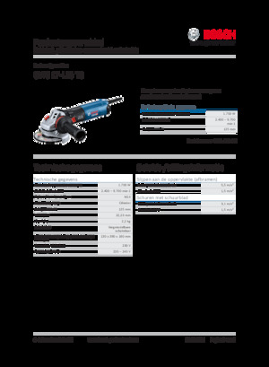 Meuleuses d'angle Bosch GWS 17-125 TS