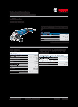 Meuleuses d'angle Bosch GWS 18-125 SL