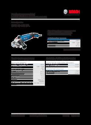 Meuleuses d'angle Bosch GWS 18-125 SPL