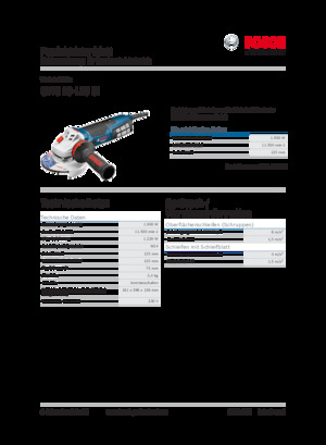 Meuleuses d'angle Bosch GWS 19-125 CI