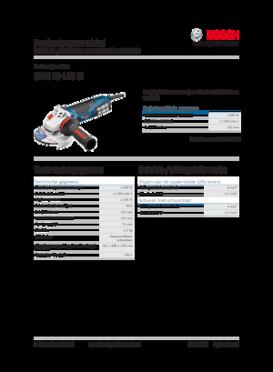 Meuleuses d'angle Bosch GWS 19-125 CI